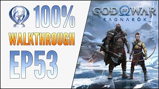 EP53 God of War Ragnarok 100 Walkthrough  Helheim with Thrud [upl. by Aihsas]