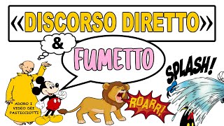 💭💡💤 IL FUMETTO e IL DISCORSO DIRETTO  Tipi di Nuvoletta Onomatopee Storia e Origini del Fumetto 📖 [upl. by Giwdul621]