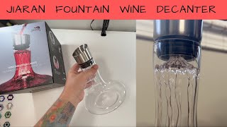 JIARAN Fountain Wine Decanter [upl. by Nnagrom]