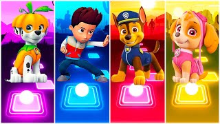 PAW Patrol🤭  Marshall 🆚 Ryder 🆚 Chase 🆚 Skye 🎶 Tiles Hop EDM Rush [upl. by Nyar614]