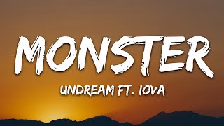 UNDREAM  Monster Lyrics ft IOVA [upl. by Elohc]