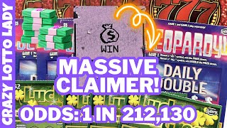 INSANE CLAIMER WIN Winning Big Lottery Winner Scratching Tickets  Florida Scratch Off Tickets [upl. by Donni]