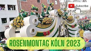 Rosenmontag Köln Februar 2023 Karnevalsumzug Parade komplett 200 Jahre Jubiläum Kölle Alaaf 🥳 [upl. by Cochard]