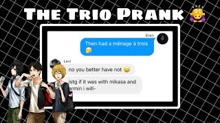 AOT TEXT Last Friday Night Lyric Prank Brought By The 🥥🧣🤬 Trio  Riren Aruani etc [upl. by Tedman]