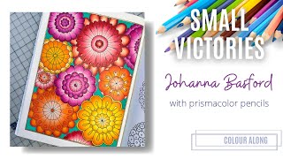 Colour Along  Small Victories by Johanna Basford [upl. by Etnaid]