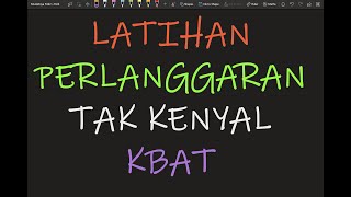 Fizik Tingkatan 4 Bab 2 KBSM Latihan Perlanggaran Tidak Kenyal KBAT [upl. by Akeme]