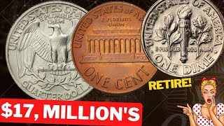 Top 20 Most Valuable Coins 2024  Rare Dimes Nickels Pennies amp Quarters Worth a Lot Of Money [upl. by Rosana709]