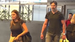 Joe Manganiello STARES DOWN Videographer For Filming Sofia Vergara At LAX [upl. by Eeliram964]