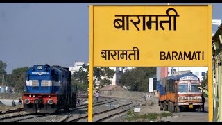 DAUND to BARAMATI  A Rarely Captured Section of INDIAN RAILWAYS [upl. by Nitsreik607]