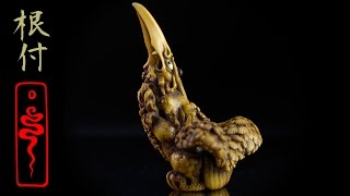 The Purposeful Tengu Netsuke in progress [upl. by Pelage]