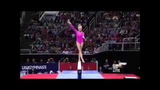 Nastia Liukin Olympic Trials  Beam Day 1 [upl. by Ecirahc]