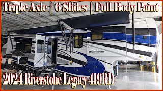 Raised Rear Den 2024 Riverstone 419RD Luxury Fifth Wheel by Forestriver RVs at Couchs RV Nation [upl. by Raquel]