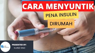 Suntik insulin  Cara suntik insulin dirumah  diabetes  How do i inject insulin Vrd [upl. by Terrance419]