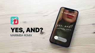 YES AND Ringtone Marimba Remix  Ariana Grande Tribute  Download TUUNES APP [upl. by Candie638]