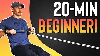 20 Minute Beginner Rowing Workout  Mindset Focus and Control Learn to Row [upl. by Suhploda]