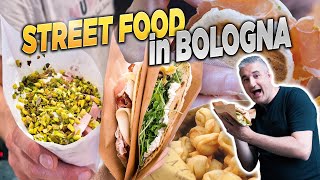 I Ate STREET FOOD in BOLOGNA Italy for 12 Hours [upl. by Luanni298]