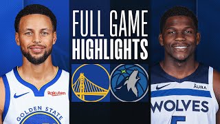 WARRIORS at TIMBERWOLVES  FULL GAME HIGHLIGHTS  March 24 2024 [upl. by Zilla]