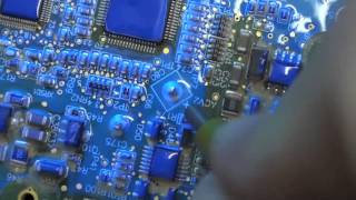 Conformal coating removal with MicroBlasting [upl. by Eldora]