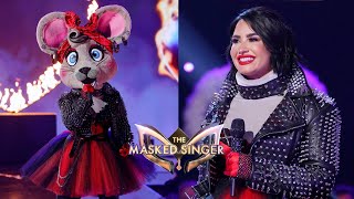 The Masked Singer  Demi Lovato  Performances and Reveal [upl. by Ammon]