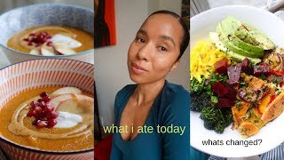 WHAT I ATE TODAY  Intuitive eating  changes I have made [upl. by Kinney]