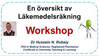 En översikt av läkemedelsräkning  Workshop [upl. by Ahscrop]