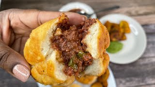 JAMAICAN STYLE CORNED BEEF STUFFED FRIED DUMPLINGS  FRIED DUMPLINGS RECIPE [upl. by Brause]