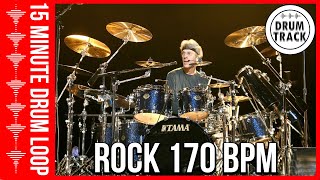 Drum Beat 170 bpm  Groove Drum Track Rock 170 BPM  Batería Rock 170 BPM [upl. by Mapes467]