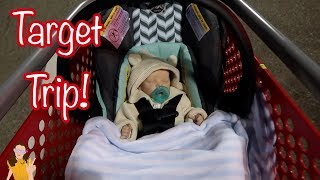 Custom Reborn Baby Outing to Target Realistic Doll Shopping  Kelli Maple [upl. by Renckens]