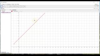 Geogebra Funksjon med definisjonsmengde [upl. by Steck]