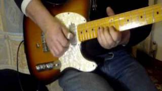 Allparts mini humbucker Telecaster fingerpicking test clip [upl. by Eirac274]