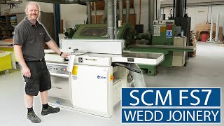 Wedd Joinery Upgrades 50YearOld Planer with SCM Linvinsible FS7 [upl. by Calida354]