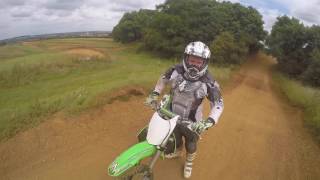 weedon motorcross track KX450 vs CR250 [upl. by Hareema387]