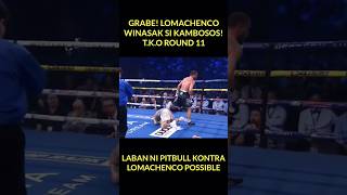 Grabe Lomachenco Winasak si Kambosos Round 11 TKO [upl. by Owain]