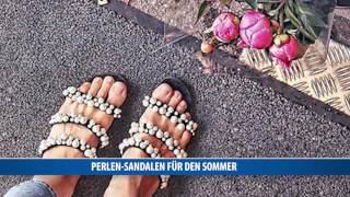 PerlenSandalen für den Sommer [upl. by Atterual479]