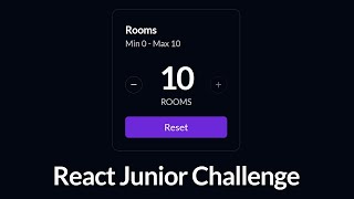 Can you solve this React Junior Challenge  Number Input [upl. by Targett]