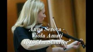 BOTTESINI Rêverie ANNA SEROVA  viola Amati 1615 JENNY BORGATTI  piano [upl. by Heti]