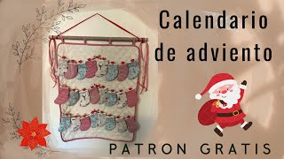 ❤️❤️LLEGA LA NAVIDAD 🎄🤶Crea tu PROPIO CALENDARIO DE ADVIENTO 📆PATRÓN GRATIS [upl. by Thorncombe]