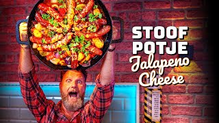 STOOFPOTJE met jalapeno cheese worstjes op de BBQ [upl. by Ermeena]