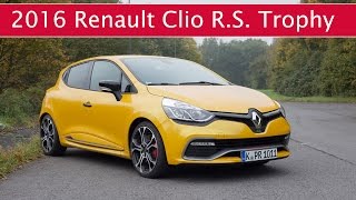 Fahrbericht Renault Clio RS 220 EDC Trophy [upl. by Nevek]