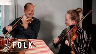 Gjerstadspringar  Norwegian Folk Music on Hardanger Fiddle [upl. by Ynnek]