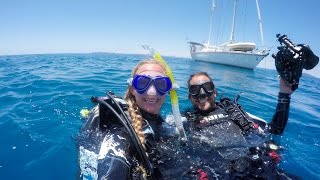 DIY Scuba Diving on Sailing Vessel Delos [upl. by Doownelg785]