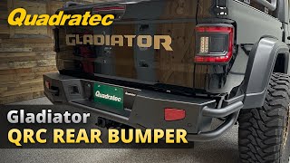 Quadratec QRC Rear Bumper Install amp Review for Jeep Gladiator JT [upl. by Katherine824]