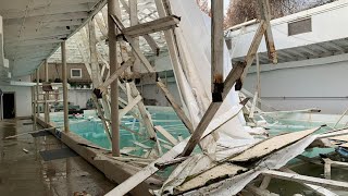 7 hospitalized after roof collapses at Givens Hot Springs [upl. by Santoro792]