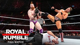 FULL MATCH  Miz amp Shane McMahon vs The Bar – SmackDown Tag Team Titles Match Royal Rumble 2019 [upl. by Aihsela]