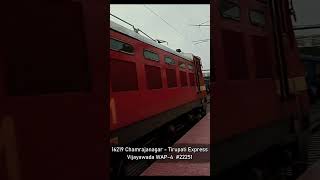 16219 Chamrajanagar  Tirupati Express Arrives With WAP4 shorts [upl. by Kori]