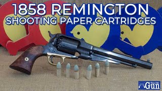 1858 Remington with Paper Cartridges [upl. by Kaela]