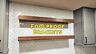 DIY Floating Shelves  Sheppard Brackets Make It EASY [upl. by Buzz]