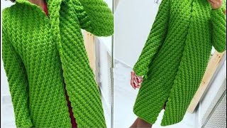 🌿 Descubre La Elegante Puntada Para Abrigos y Jerseis a Crochet ¡Dale Vida a tus Proyectos [upl. by Rehoptsirhc]