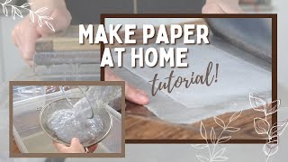 How to make recycled paper  mould amp deckle diy  Tutorial [upl. by Richart]