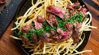 Steak Frites steak skirtsteak steakfrites [upl. by Eiddal853]